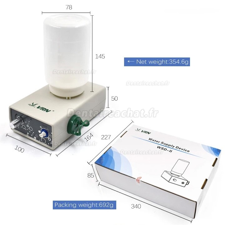 Système d'irrigation canalaire dentaire Vrn WSD-II